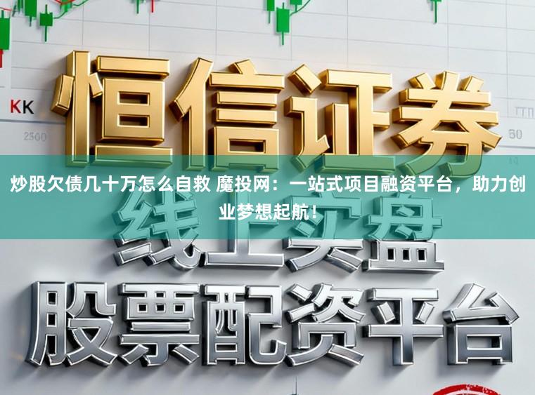 炒股欠债几十万怎么自救 魔投网:一站式项目融资平台,助力创业梦想起航!
