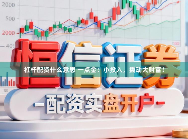 杠杆配资什么意思 一点金：小投入，撬动大财富！