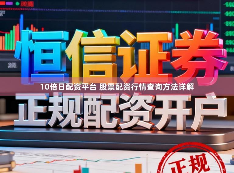 10倍日配资平台 股票配资行情查询方法详解