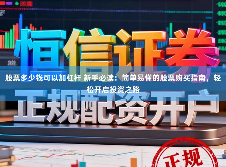 股票多少钱可以加杠杆 新手必读：简单易懂的股票购买指南，轻松开启投资之路